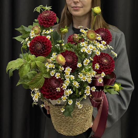 Букет «Благородный Бордо». Арт. 36484