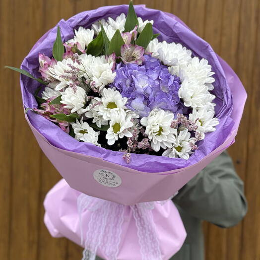 Букет в сиреневых тонах 💜