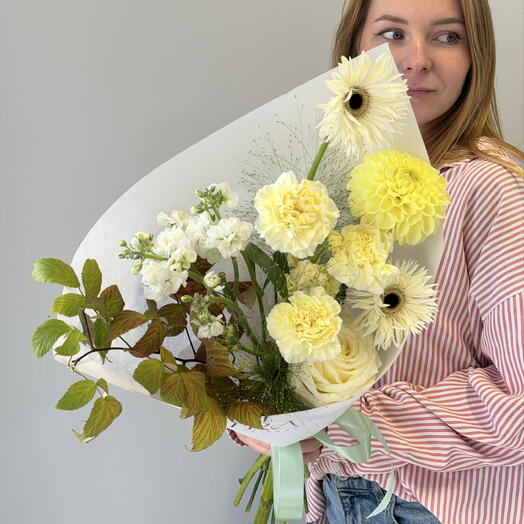 Лимонный букет для любимой💛💛💛
