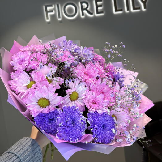 Микс из хризантем
