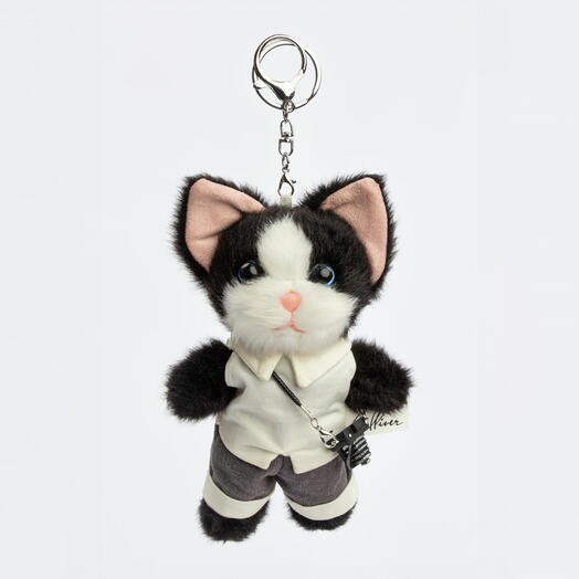 Мягкая игрушка-подвес Gulliver Кот в костюме 15 см коллекция Mini Friends