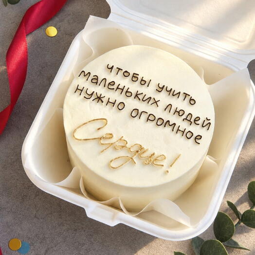 Бенто торт учителю