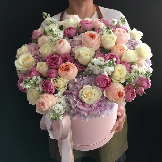 ¡Caja del día ! Con rosas peonías