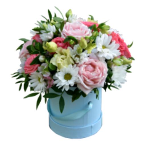 Box of flowers " Spring compliment"