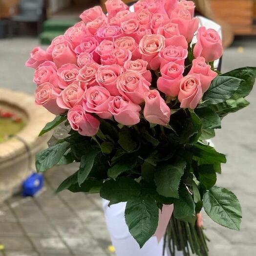 51 розовая роза