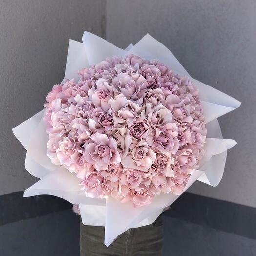 Ramo gigante de rosas francesas