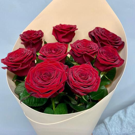 9 красных роз 001774