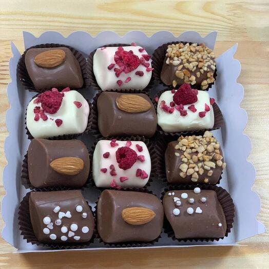 Malvavisco en chocolate Belga