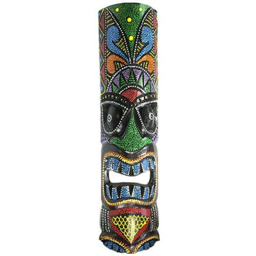 Máscara de panel indonesio "Mighty Chief" 50x12cm, árbol