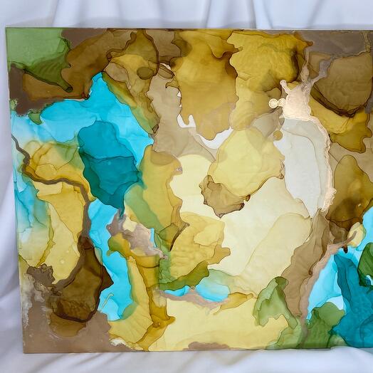 Abstraction with alcohol ink