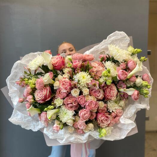 Огромный букет 💐 для самого важного дня и особого случая 🩷
