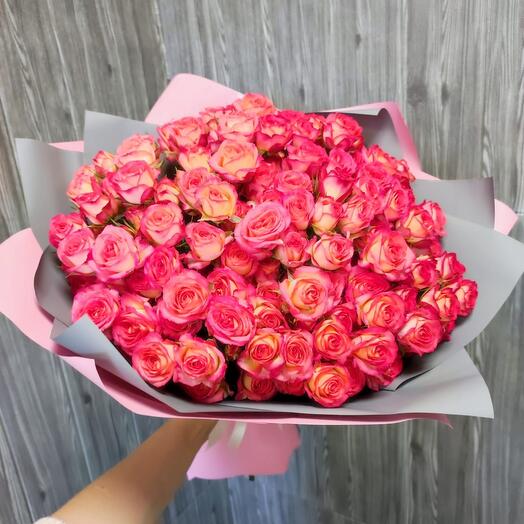 Bouquet of 29 bush roses "Summerdens"