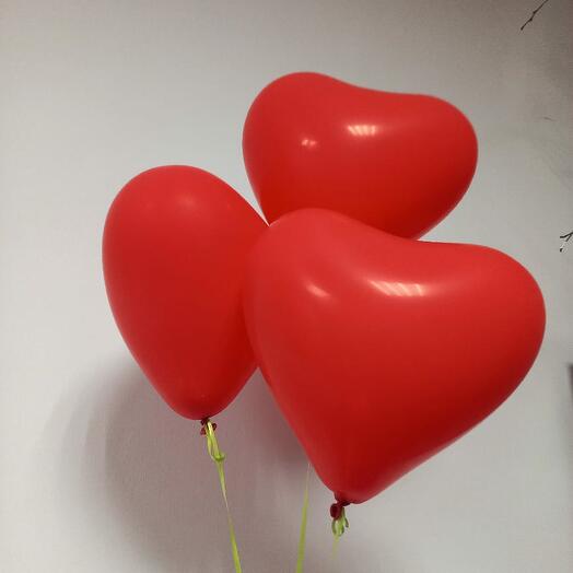 Globo corazón (3 unids)