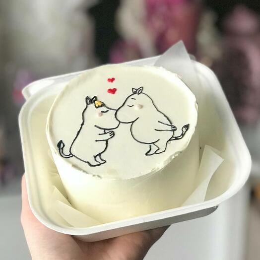 Бенто-торт Муми-тролли