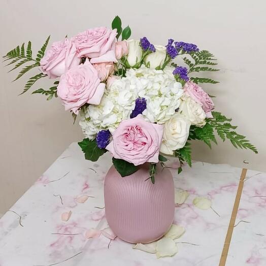 Pink Ohara in Pink Vase
