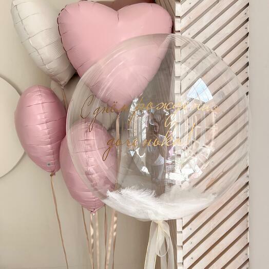 A set of balloons "Instead of a thousand words"