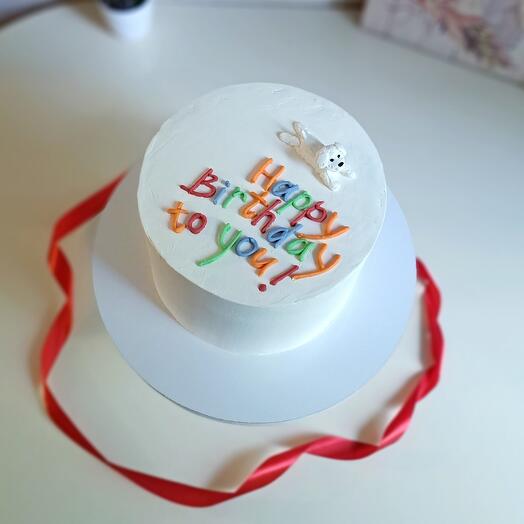 Торт на день рождения happy birthday