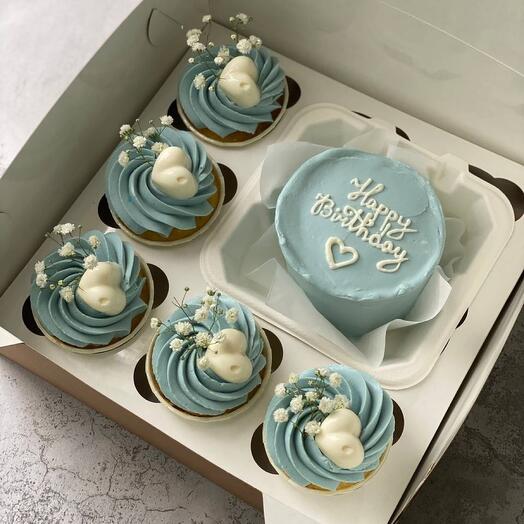 Bento + cupcakes