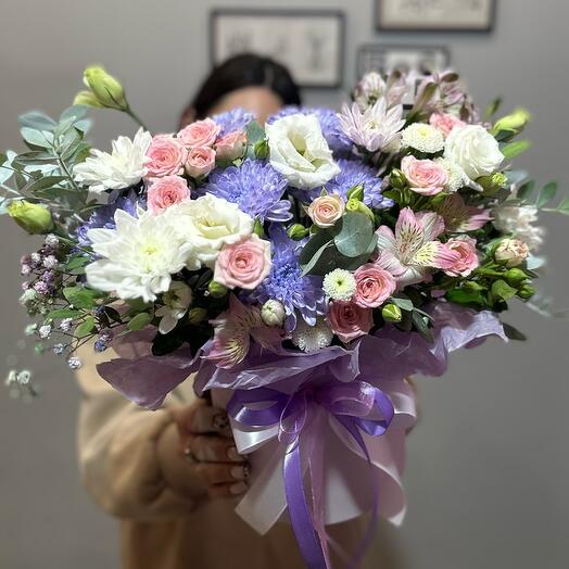Цветы в коробке💜💗