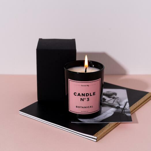 Свеча 3 BOTANICAL PINK