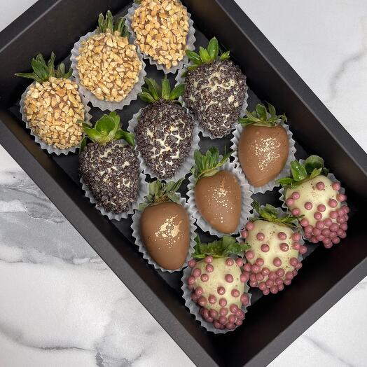 Chocolate-covered strawberries 12