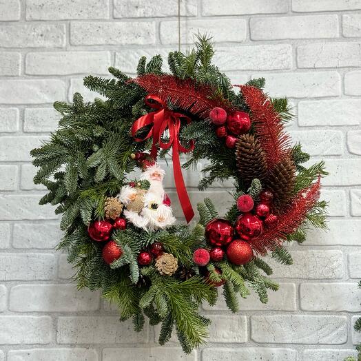 Новогодний венок из нобелеса