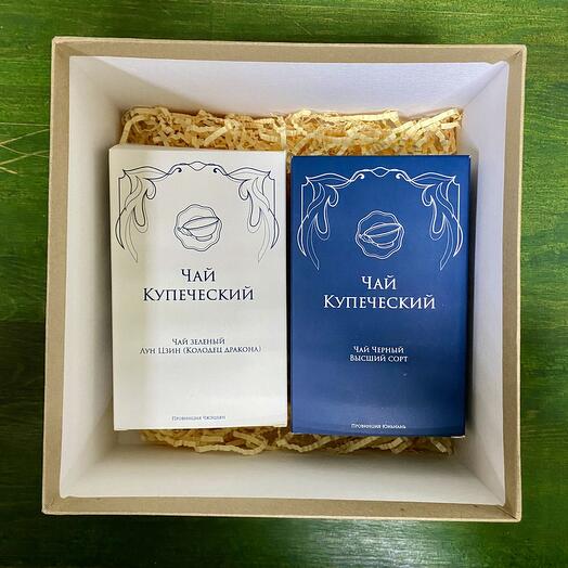 Подарочный набор Чай Купеческий зеленый + красный