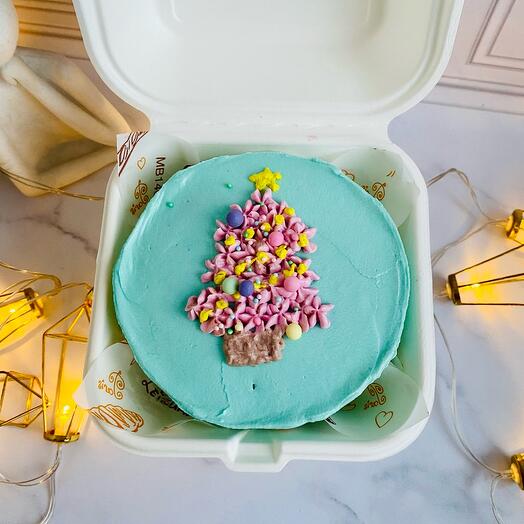 Бенто торт на Новый год Ёлочка