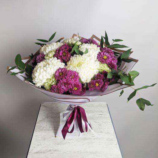 Bouquet with Chrysanthemums