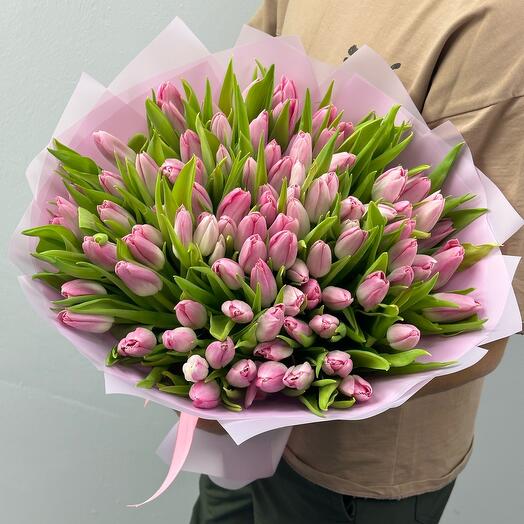 101 tulipán de lujo