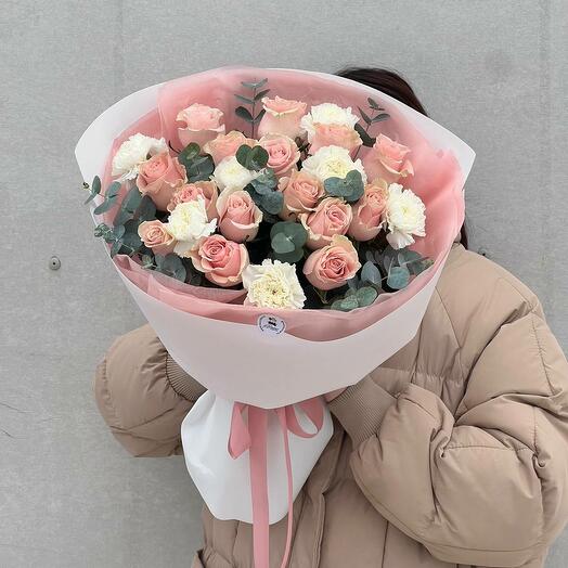 Нежный евро-букет