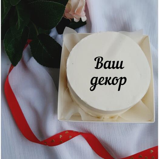 A bento cake with your decor