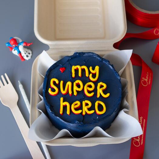Бенто-торт мужчине My superhero