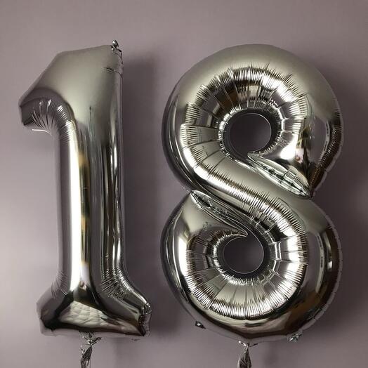 Воздушные шары (цифры)