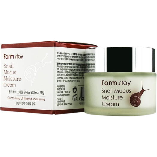 Farmstay Snail Mucus Moisture Cream Увлажняющий крем с экстрактом улитки, 50 г