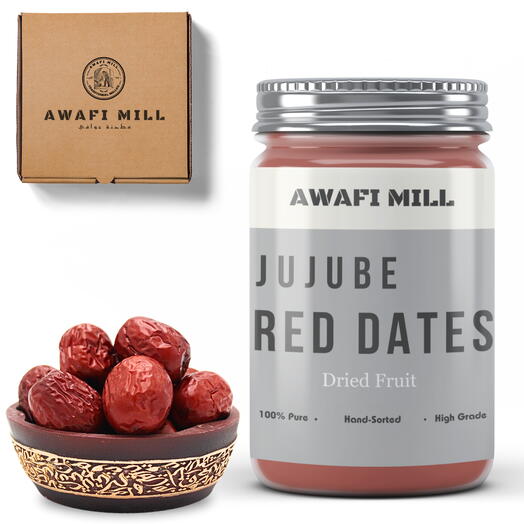 AWAFI MILL Jujube | Chinese Red Dates - Bottle of 100 Gram