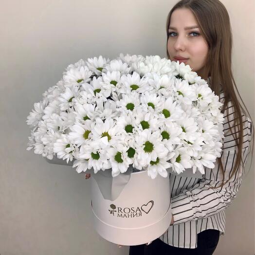 Объемная композиция с ромашками