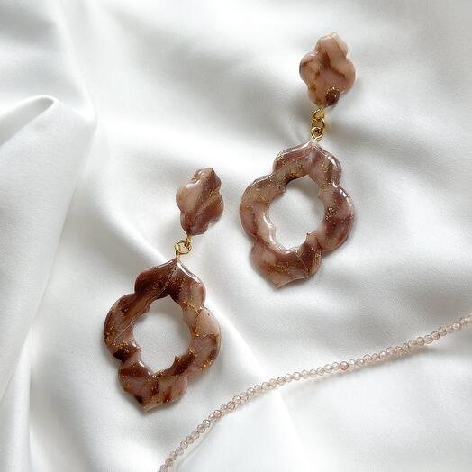 Серьги из полимерной глины