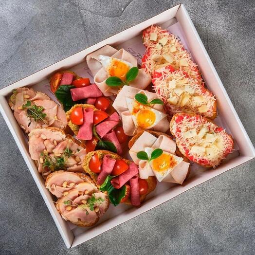 Модена Коллекция мясных брускетт (размер М)