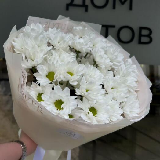 Букет кустовая хризантема  ромашка
