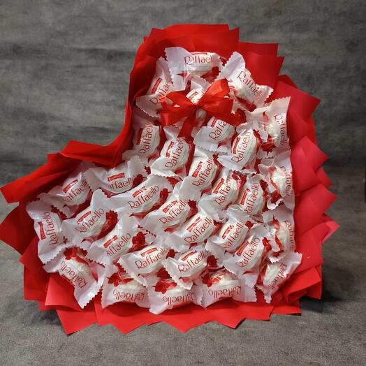 Сердце из раффаэлло