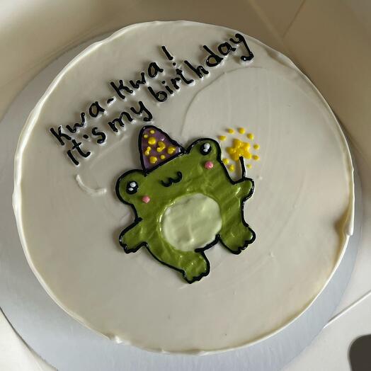 Бенто торт с лягушкой