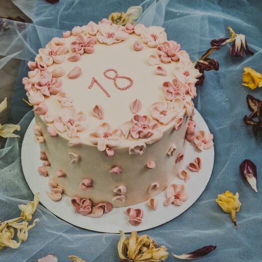 Торт на 18 лет, торт на день рождения