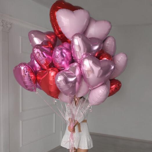 Сет шаров "От всего сердца" 29+1
