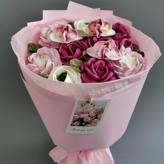 Букет  из зефира подарок на день рождения