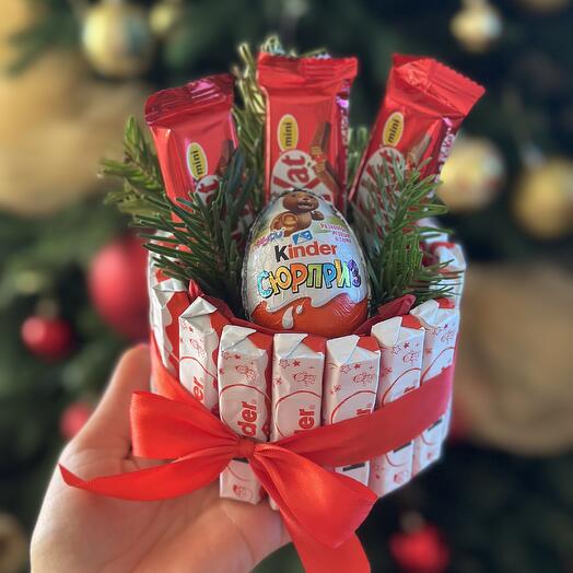 Милая композиция киндер 10см