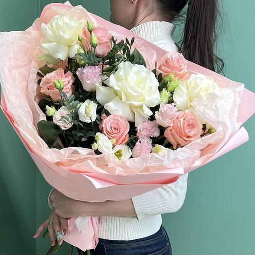 Букет с французской розой