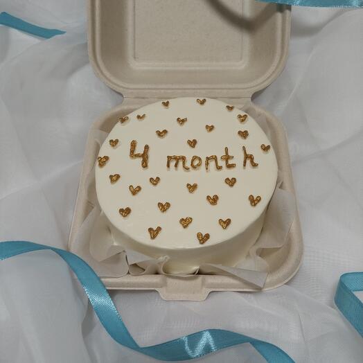 Бенто торт " 4 month"