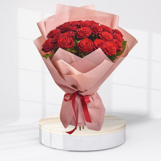 Valentine Heartfelt Harmony ( 25 Roses )