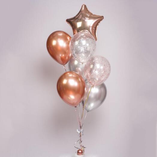 Set 7 Balloons with helium